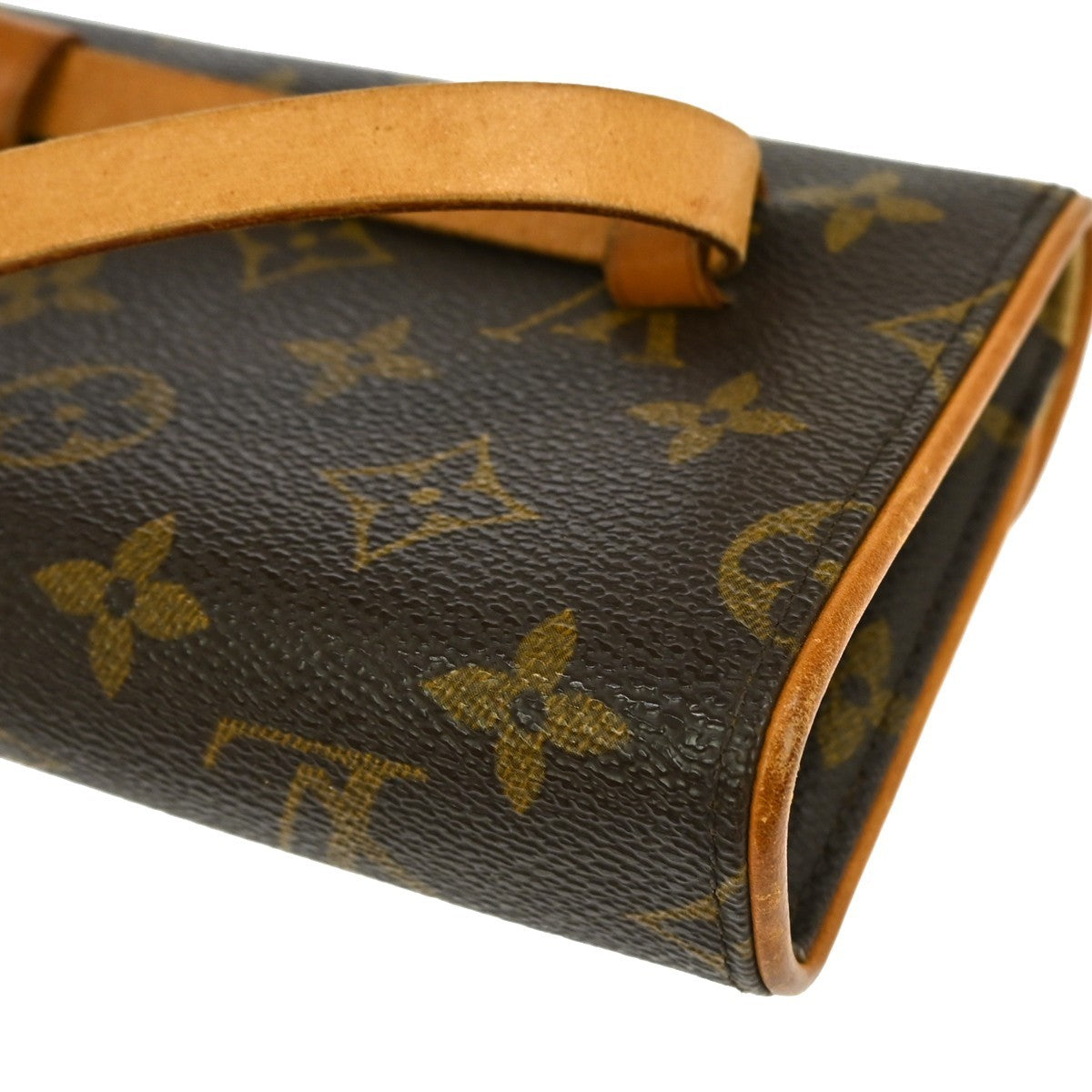 Louis Vuitton Florentine Waist Bag Monogram Canvas, BROWN, CANVAS, Clutche & pouche