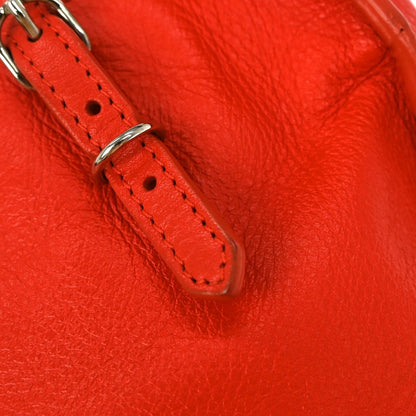 Balenciaga Papier A6 Zip Around Classic Studs Bag Leather, RED, LEATHER, Tote bag