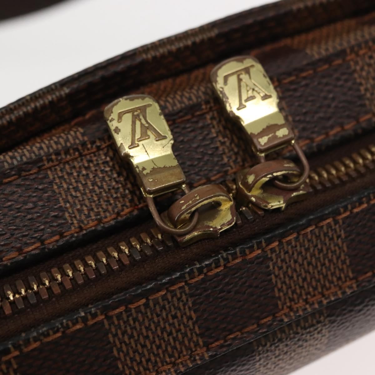 Louis Vuitton Geronimos Waist Bag Damier, BROWN, CANVAS, Shoulder bag