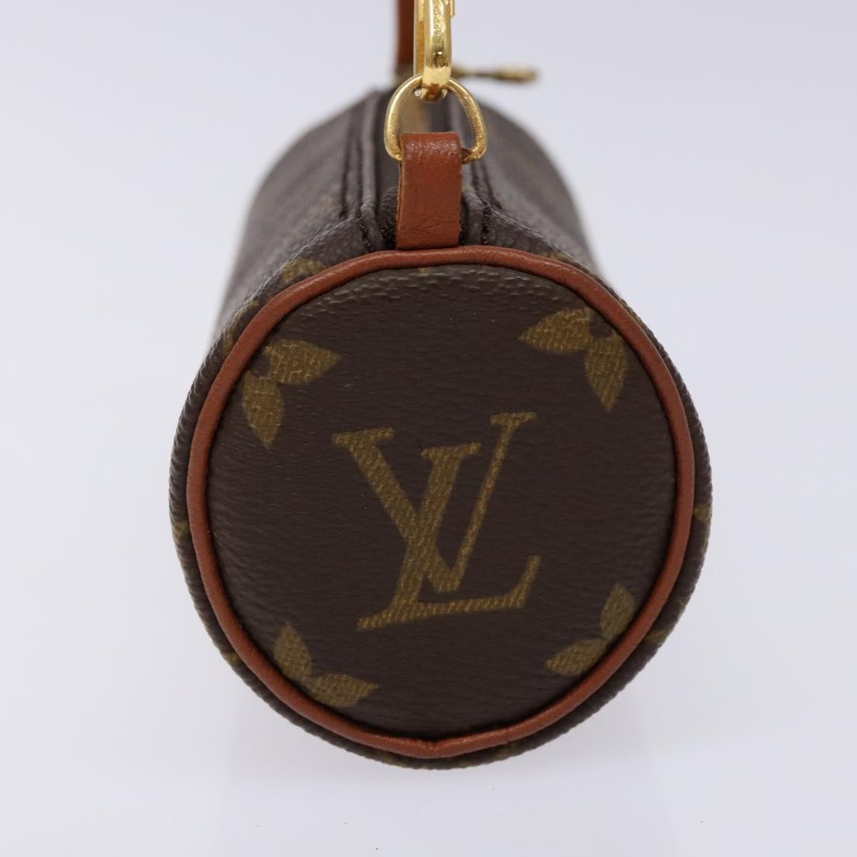 Louis Vuitton Papillon Pochette Monogram Canvas, BROWN, CANVAS, Handbag