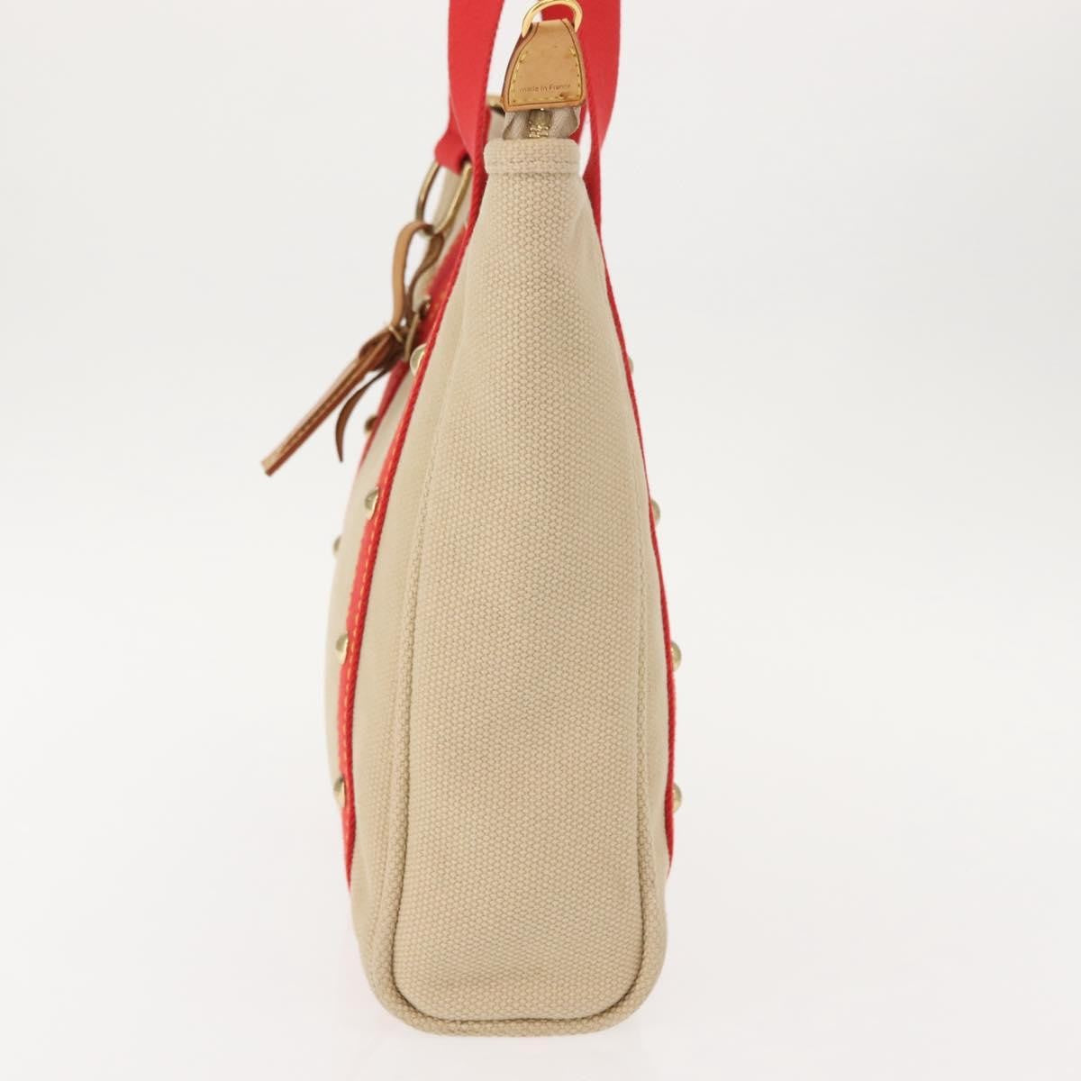 Louis Vuitton Antigua Tote Canvas, BEIGE, CANVAS, Tote bag