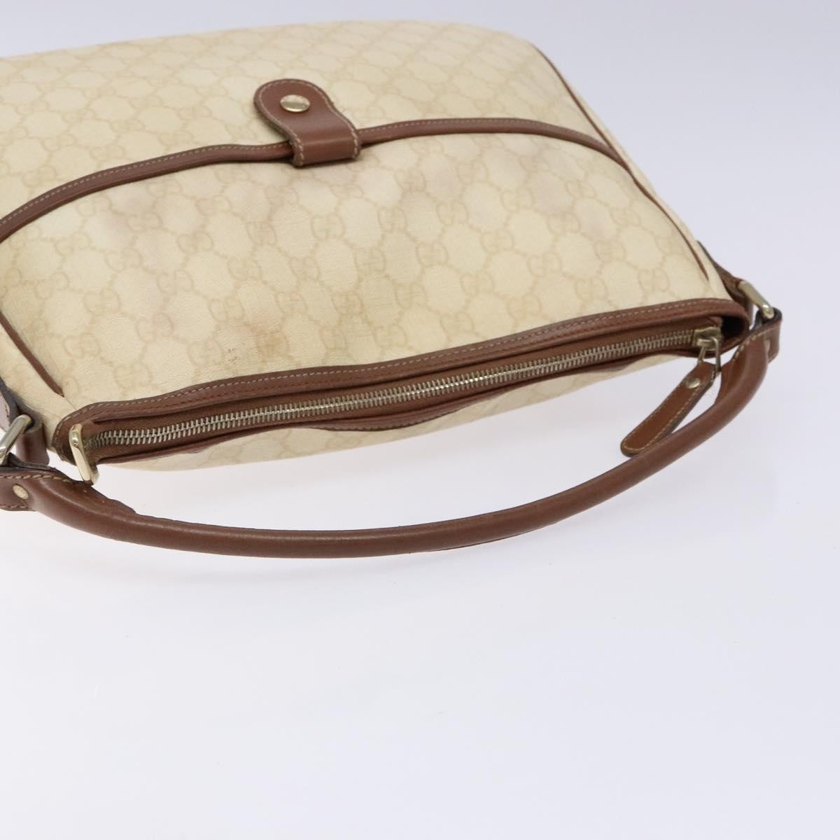 Gucci GG supreme handbag GG canvas, WHITE, PVC, Handbag