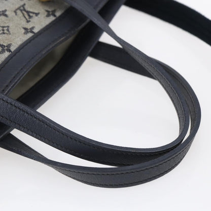 Louis Vuitton Francoise handbag Mini lin, BLUE, CANVAS, Tote bag