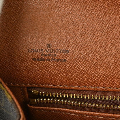 Louis Vuitton Dame Pochette Monogram Canvas, BROWN, CANVAS, Clutche & pouche