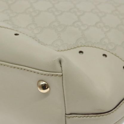 Gucci Punch Tote Guccissima Leather, WHITE, CANVAS, Tote bag