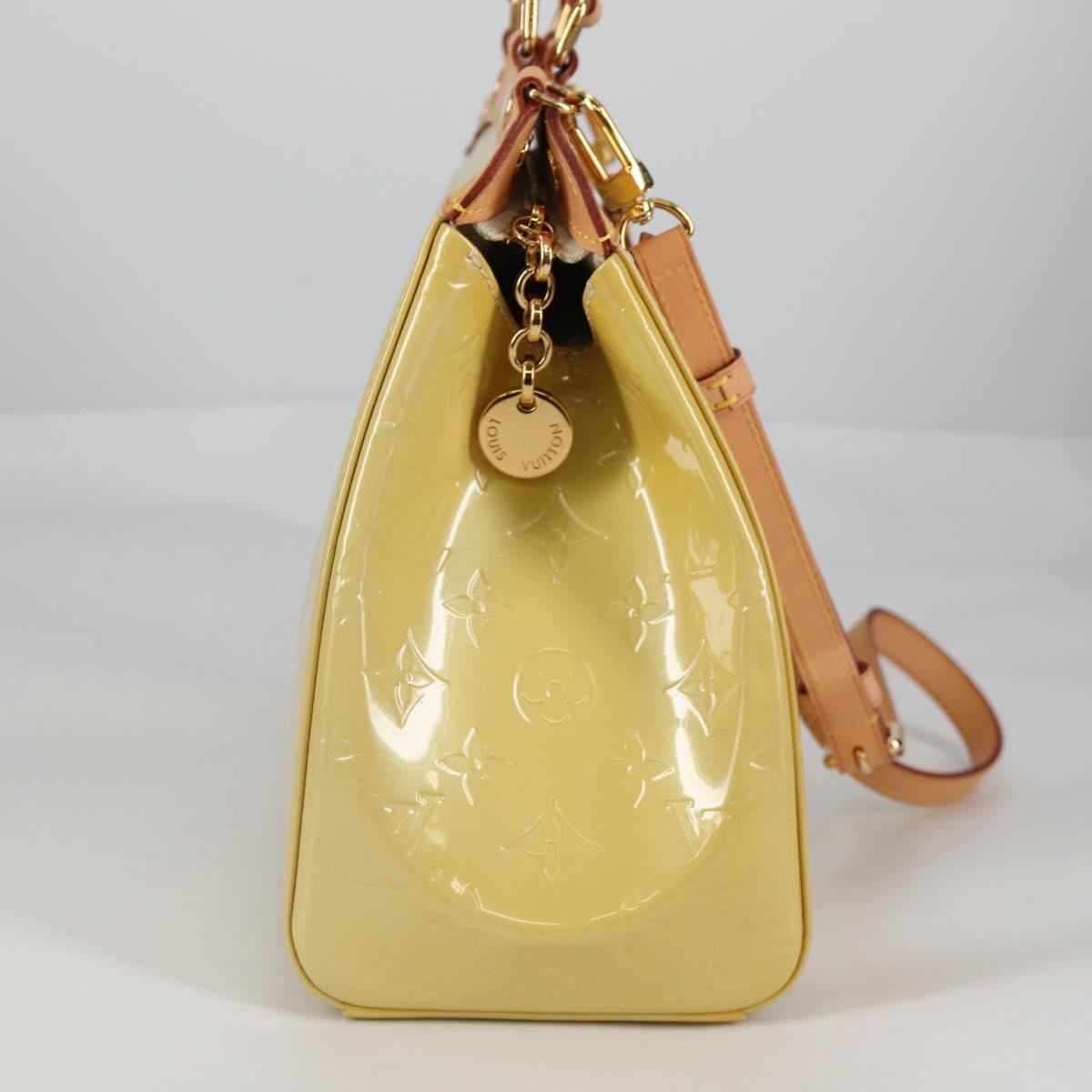 Louis Vuitton Blair Monogram vernis, YELLOW, PATENT_LEATHER, Handbag