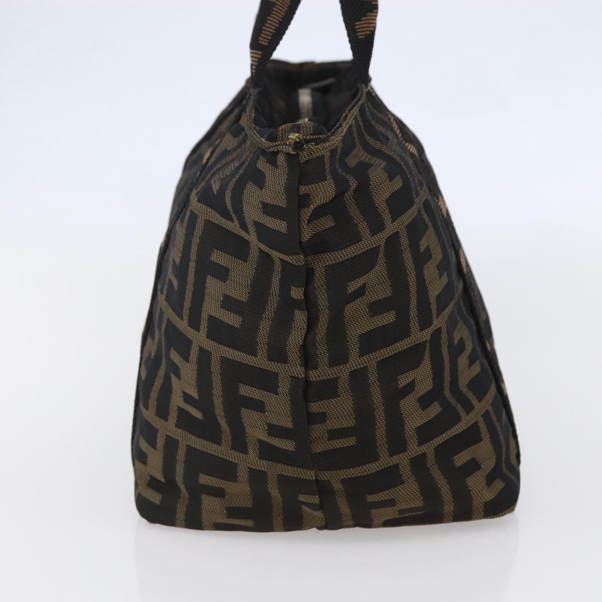 Fendi Zucca Tote bag FF motif, BROWN, CANVAS, Tote bag