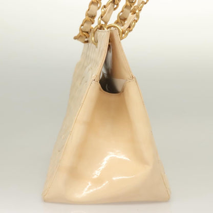 Chanel Grand Shopping Tote Quilted Patent, BEIGE, PATENT_LEATHER, Tote bag
