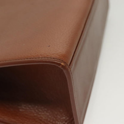 Burberry Vintage Handbag Leather, BROWN, LEATHER, Handbag