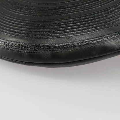 Louis Vuitton Disk pouch Leather, BLACK, LEATHER, Clutche & pouche