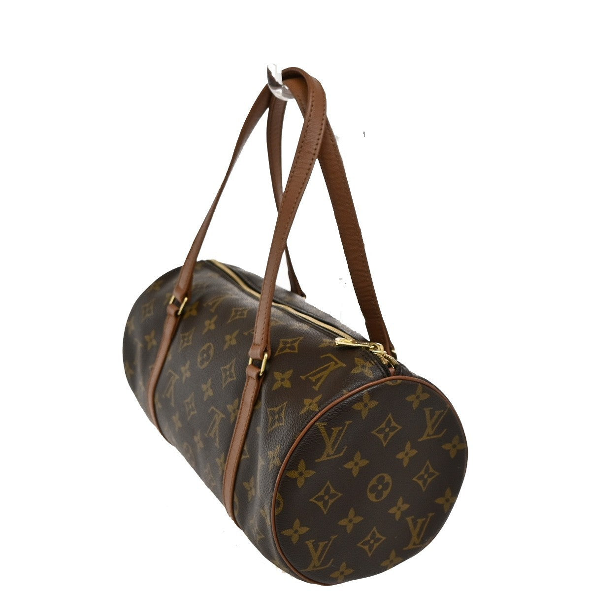 Louis Vuitton Papillon Handbag Monogram Canvas, BROWN, CANVAS, Handbag