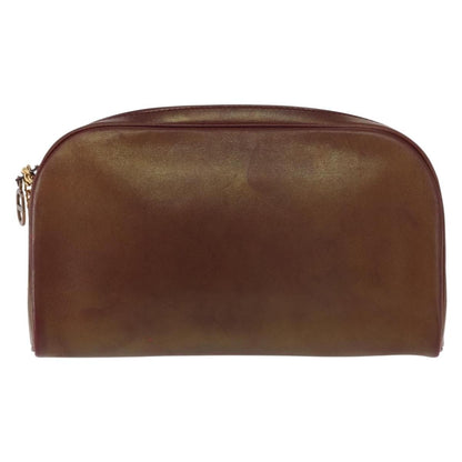 Christian Dior Vintage Shoulder Bag Leather, RED, LEATHER, Shoulder bag