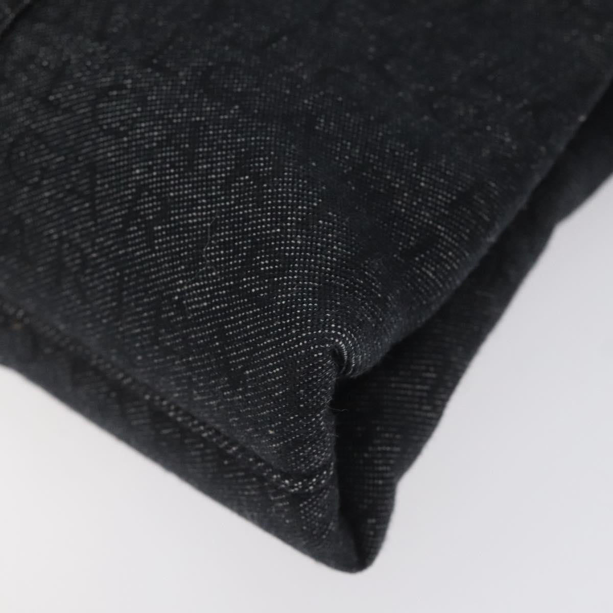 Bvlgari B.Zero1 Logomania Bag Canvas with Leather, BLACK, CANVAS, Shoulder bag