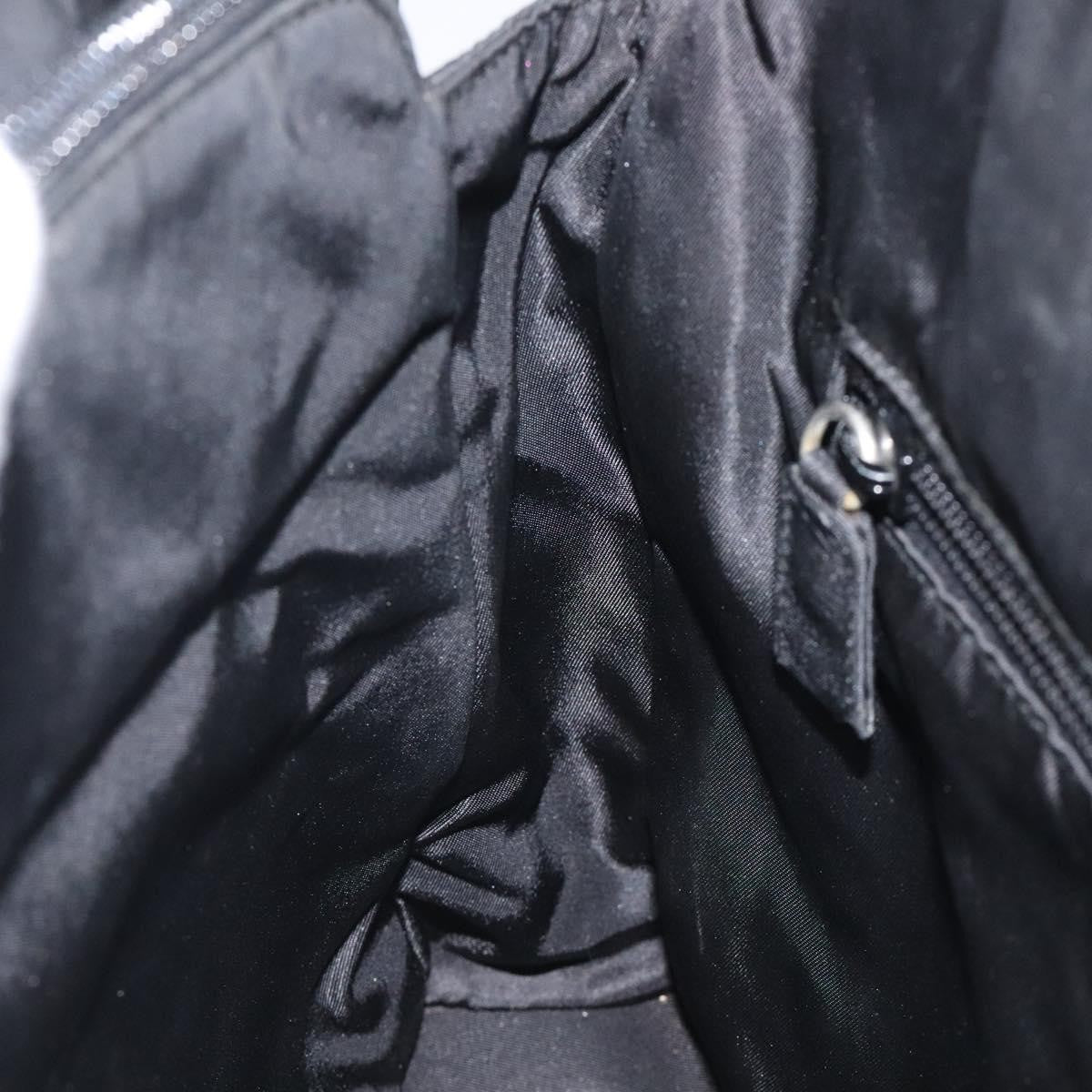 Prada Resin Handle Tote Tessuto, BLACK, NYLON, Tote bag