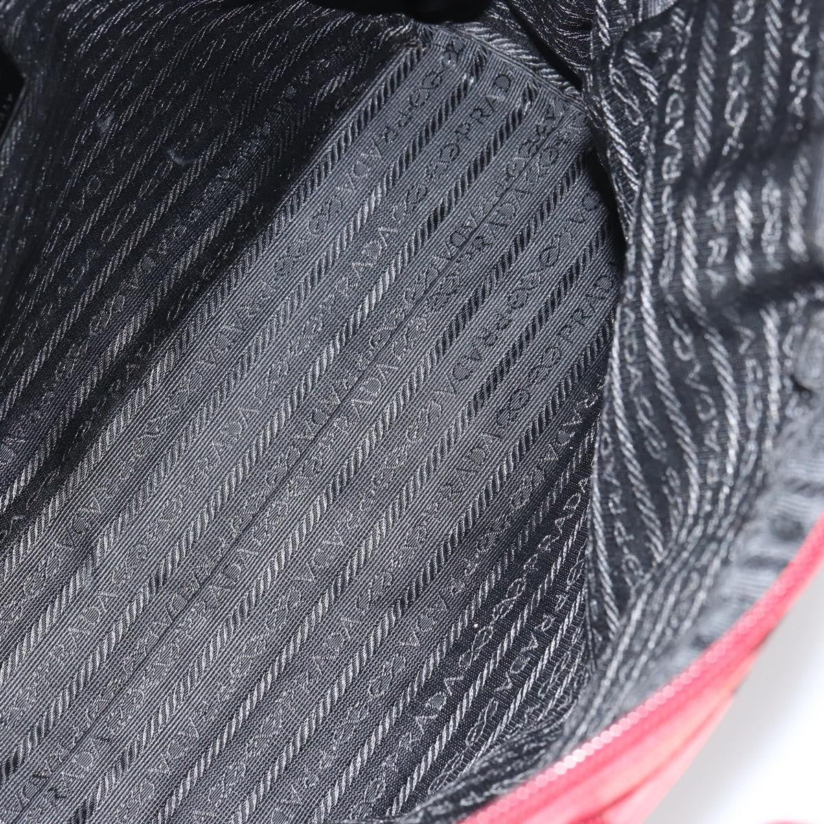 Prada Zip Around Tote Tessuto, RED, NYLON, Shoulder bag