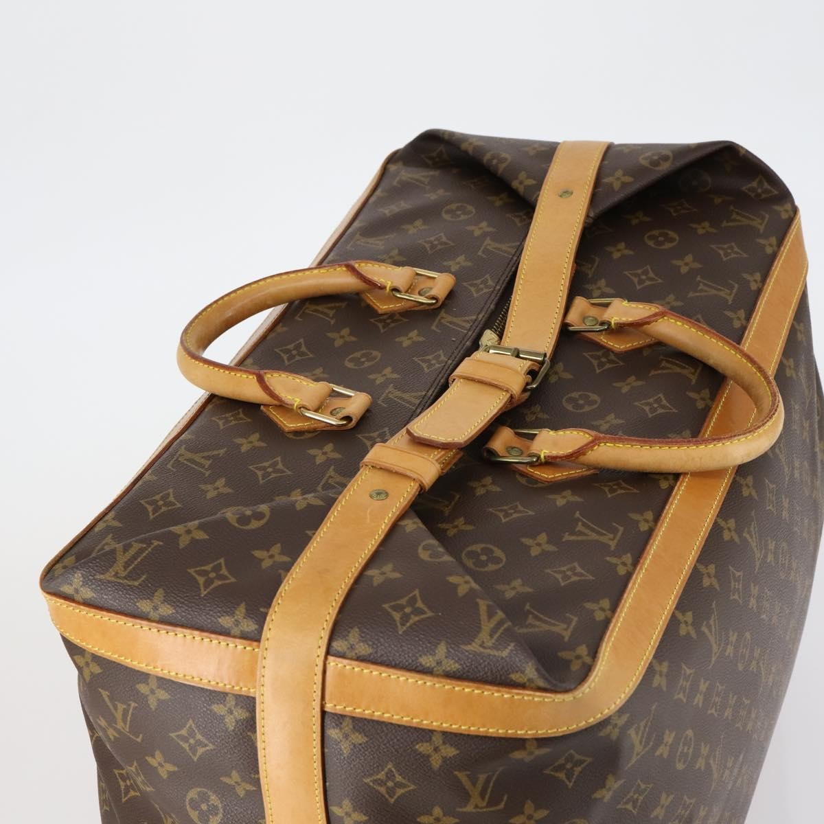 Louis Vuitton Cruiser Handbag Monogram Canvas, BROWN, CANVAS, Travel bag