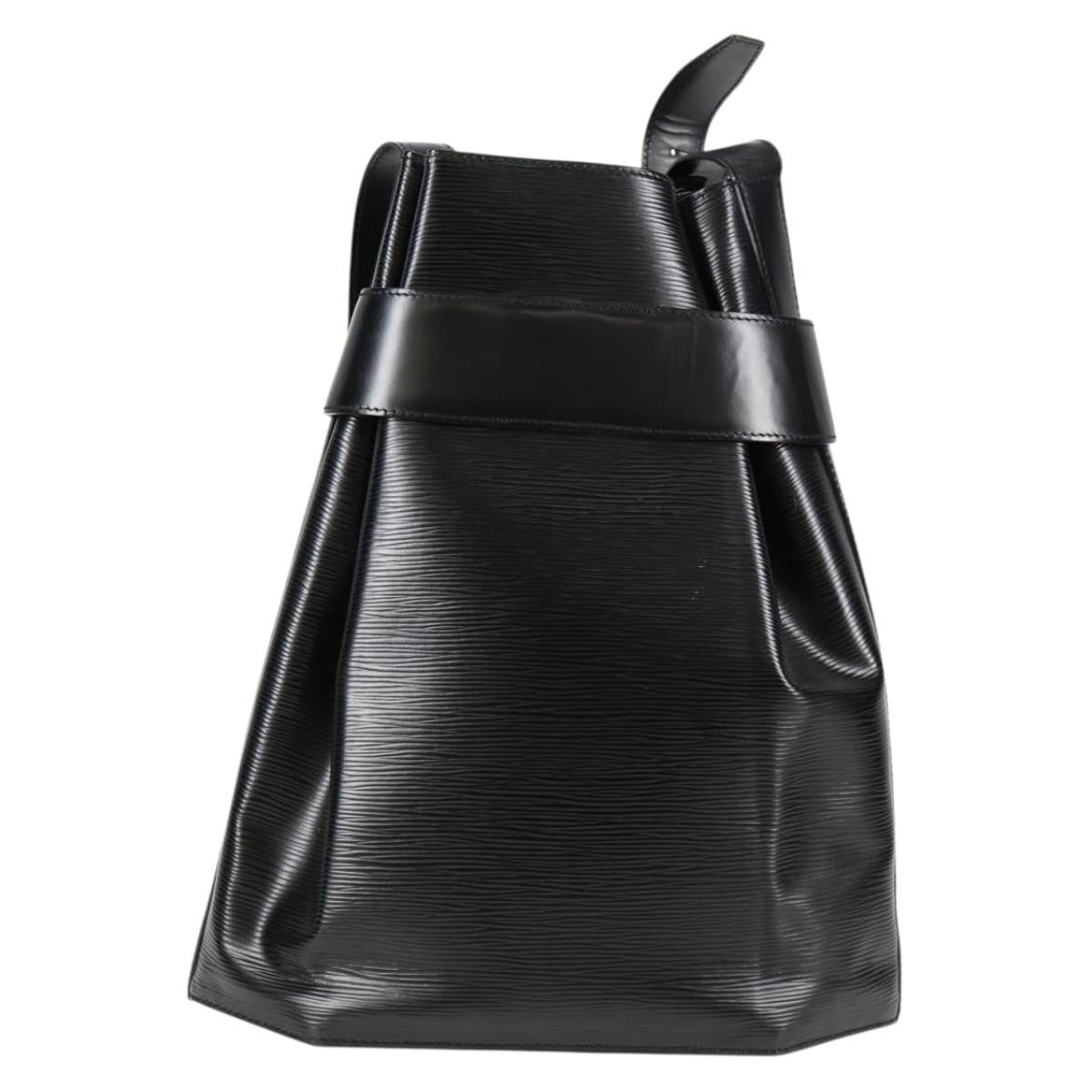 Louis Vuitton Vintage Sac d'Epaule Handbag Epi Leather, BLACK, LEATHER, Shoulder bag