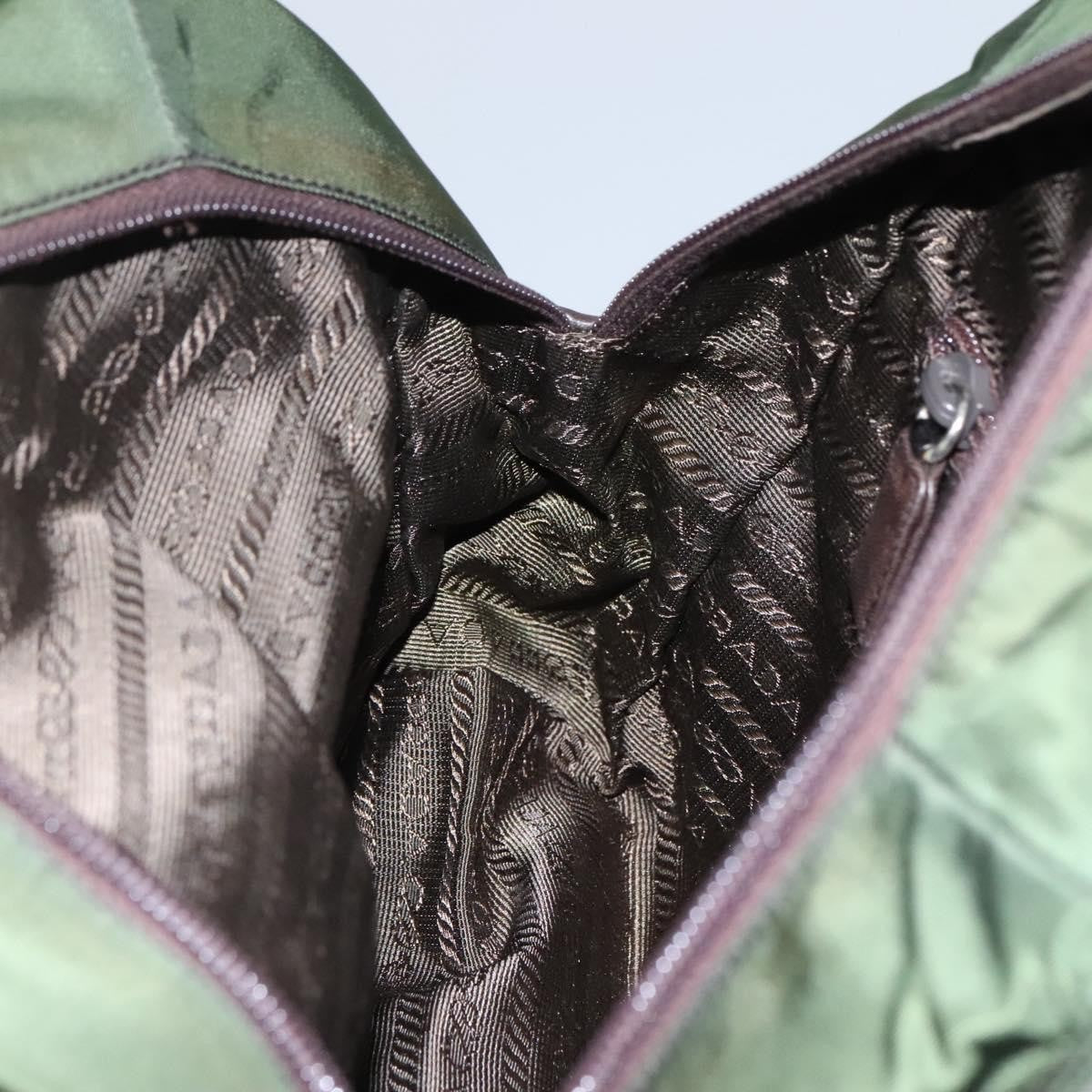 Prada Vintage Handbag Tessuto, KHAKI, NYLON, Handbag