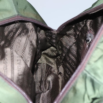 Prada Vintage Handbag Tessuto, KHAKI, NYLON, Handbag