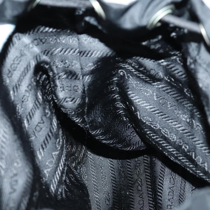 Prada Double Front Pocket Backpack Tessuto, BLACK, NYLON, Backpack