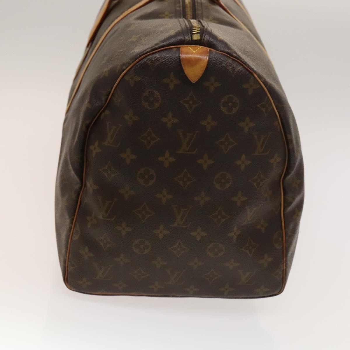 Louis Vuitton Keepall Bag Monogram Canvas, BROWN, CANVAS, Travel bag