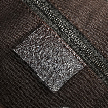 Gucci Ring Handle Zip Hobo GG Canvas, BEIGE, CANVAS, Handbag