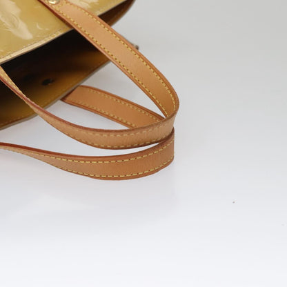Louis Vuitton Reade Handbag Monogram Vernis, BEIGE, PATENT_LEATHER, Handbag