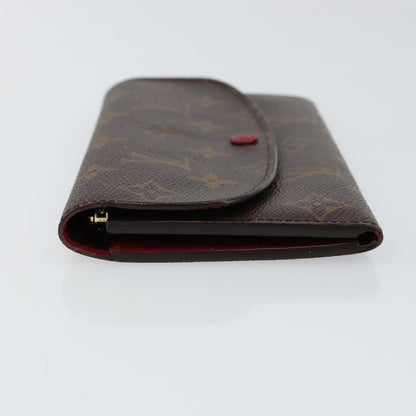 Louis Vuitton Emilie Wallet Monogram Canvas, BROWN, CANVAS, Wallets