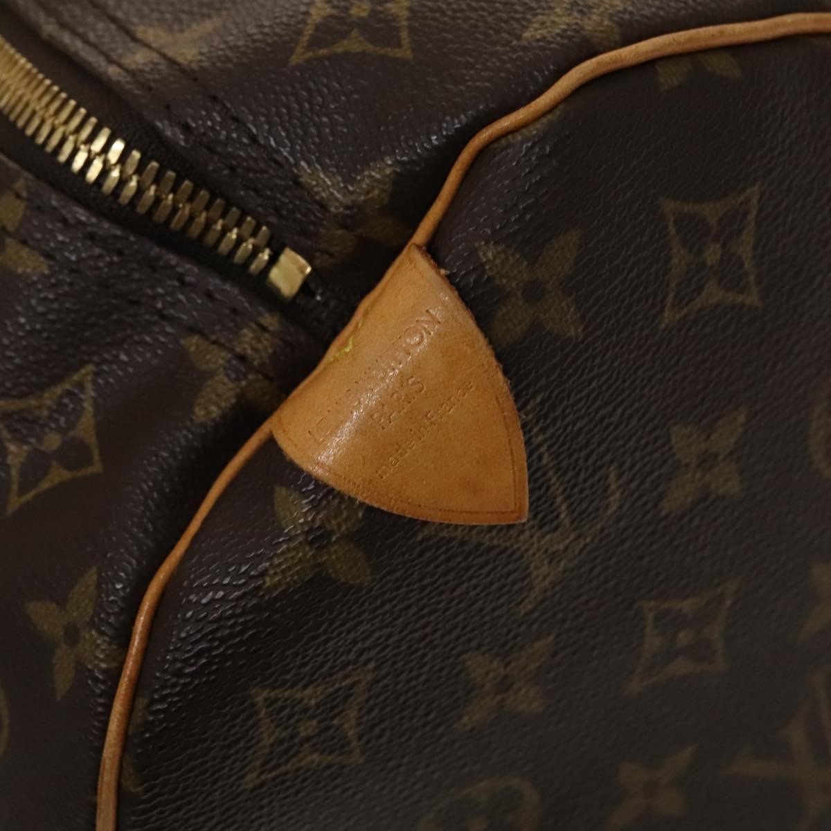 Louis Vuitton Keepall Bag Monogram Canvas, BROWN, CANVAS, Travel bag
