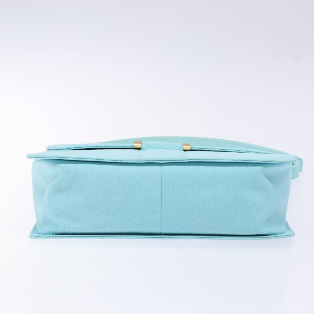 Saint Laurent Vintage Shoulder Bag Canvas, BLUE, CANVAS, Shoulder bag