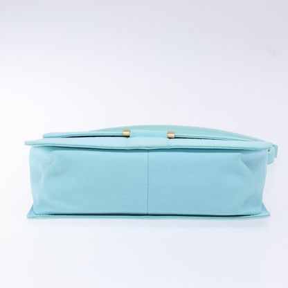 Saint Laurent Vintage Shoulder Bag Canvas, BLUE, CANVAS, Shoulder bag