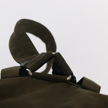 Prada Double Front Pocket Backpack Tessuto, KHAKI, NYLON, Backpack
