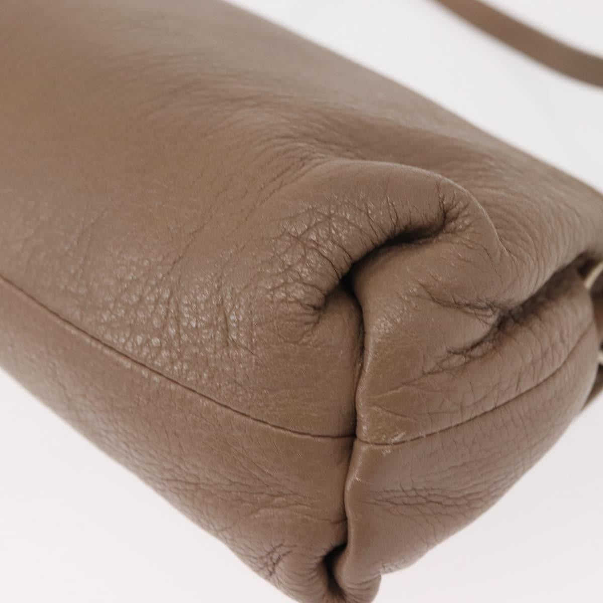 Chloe Lily Shoulder bag Leather, PURPLE, LEATHER, Shoulder bag