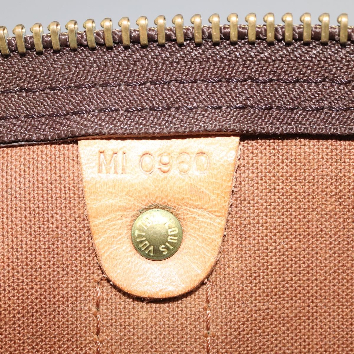 Louis Vuitton Keepall Bag Monogram Canvas, BROWN, CANVAS, Travel bag