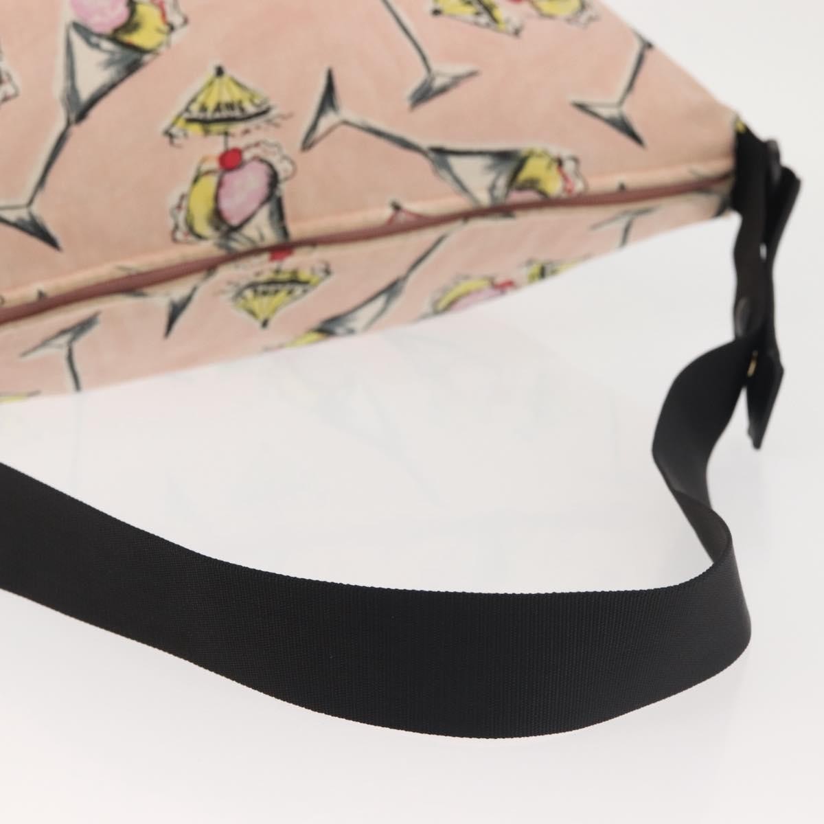 Chanel Ice Cream Sundae Shoulder Bag Printed Canvas, PINK, CANVAS, Shoulder bag