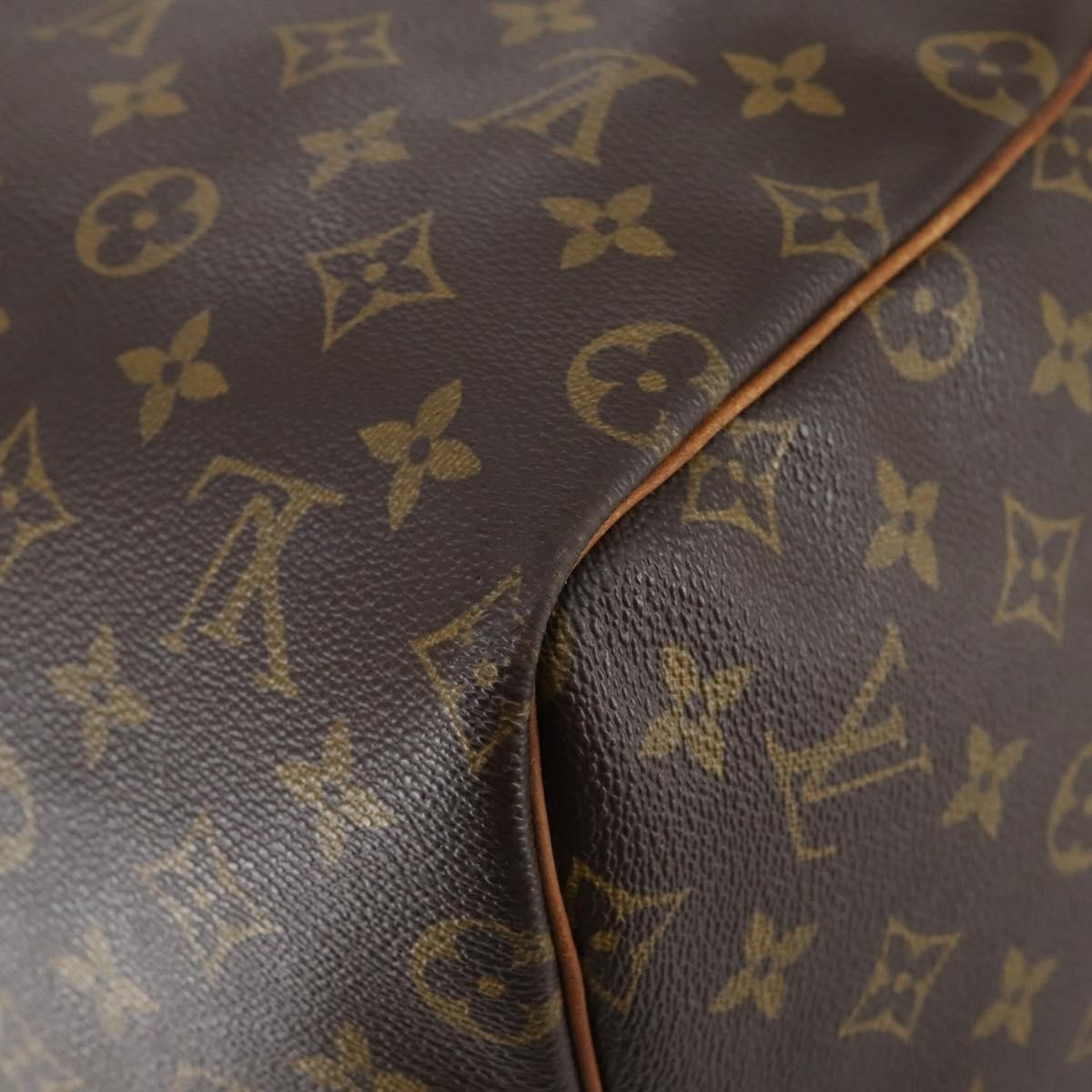 Louis Vuitton Keepall Bag Monogram Canvas, BROWN, CANVAS, Travel bag