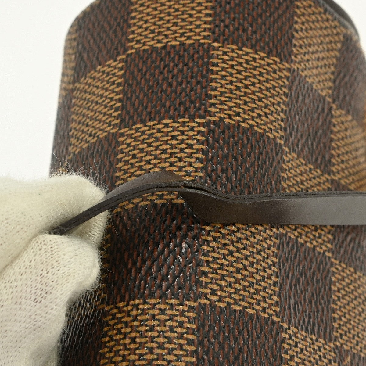 Louis Vuitton Papillon Pochette Damier, BROWN, CANVAS, Clutche & pouche