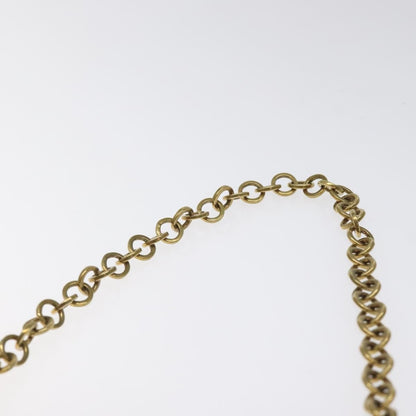 Salvatore Ferragamo Gancini Chain Clutch bag Leather, GOLD, LEATHER, Clutche & pouche