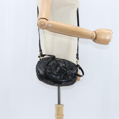 Chloe Vintage Shoulder Bag Leather, BLACK, LEATHER, Shoulder bag