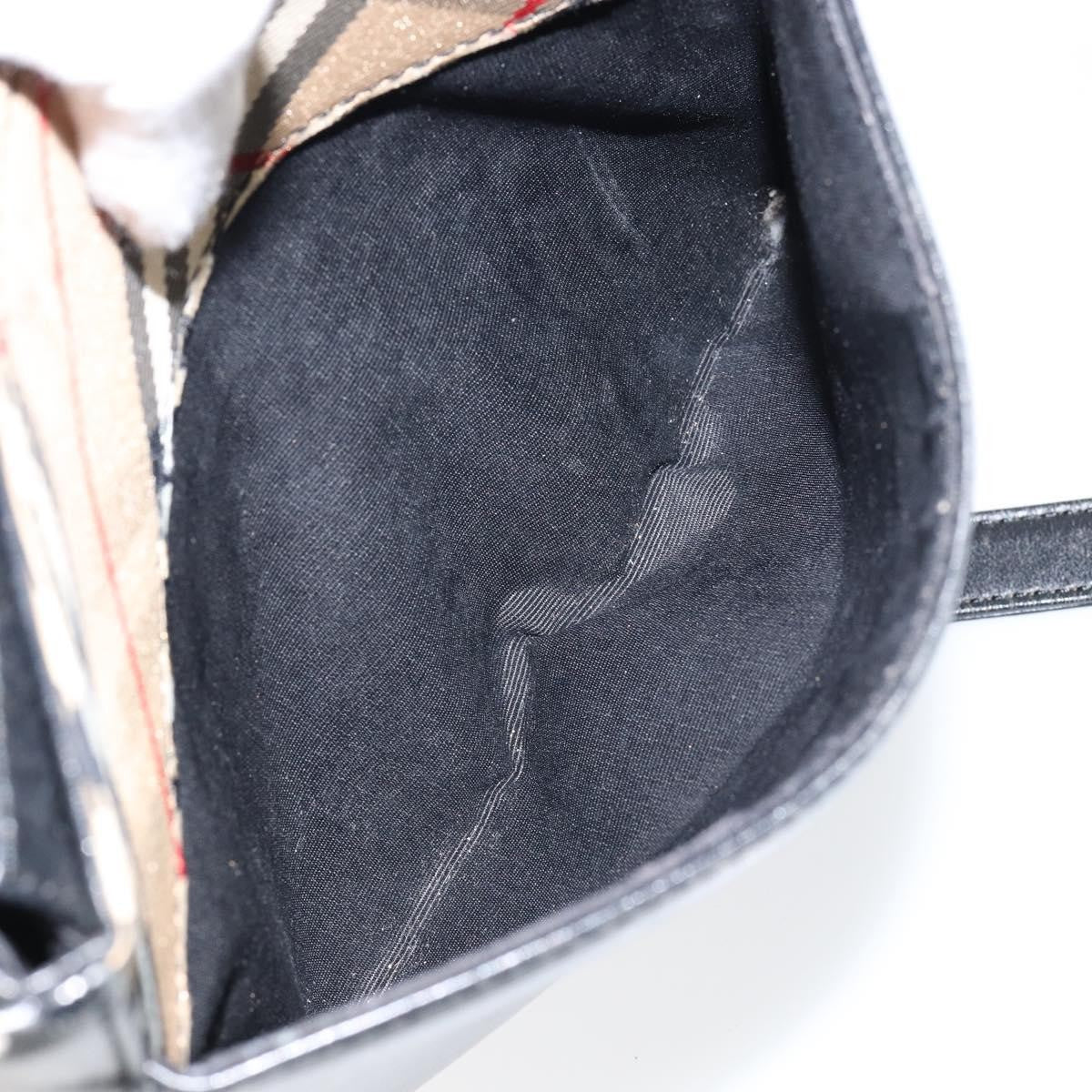 Burberry Nova check Shoulder bag Canvas, BEIGE, LEATHER, Shoulder bag