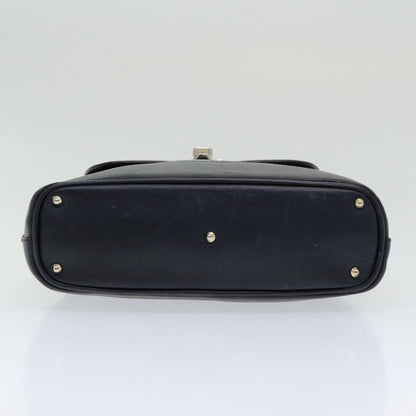Bally Vintage Shoulder Bag Leather, Black, Leather, Shoulder Bag