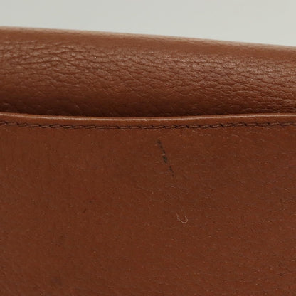 Burberry Flap Shoulder Bag Leather, BROWN, LEATHER, Shoulder bag