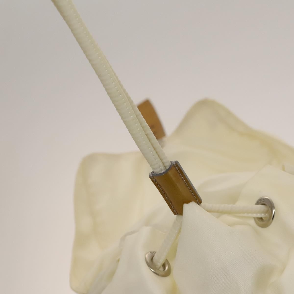 Prada Double Front Pocket Backpack Tessuto, WHITE, NYLON, Backpack