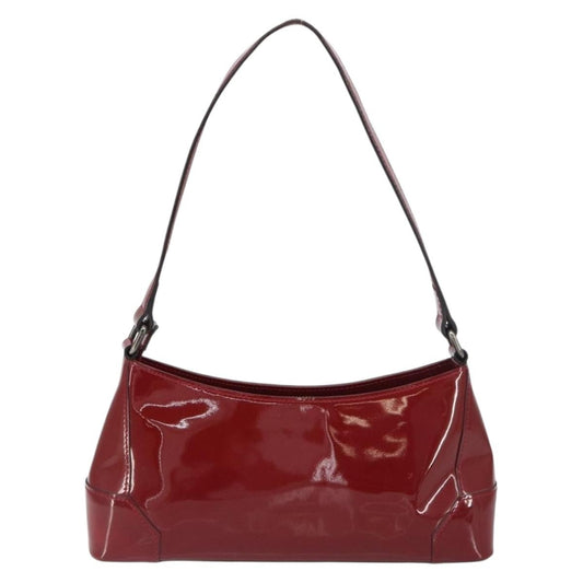 Burberry Vintage Shoulder Bag Patent leather, RED, PATENT_LEATHER, Shoulder bag