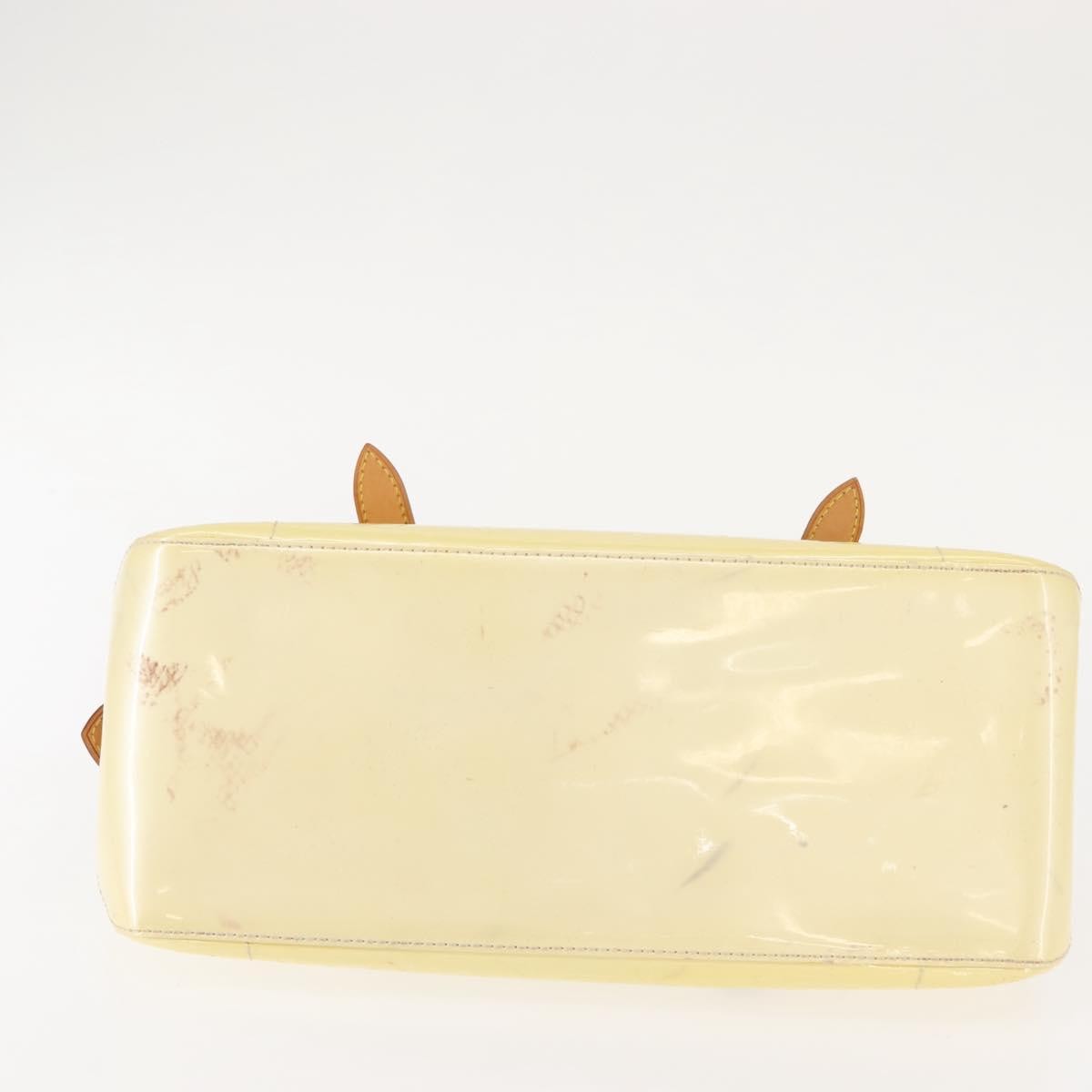 Louis Vuitton Rosewood Avenue Handbag Monogram Vernis, BEIGE, PATENT_LEATHER, Handbag