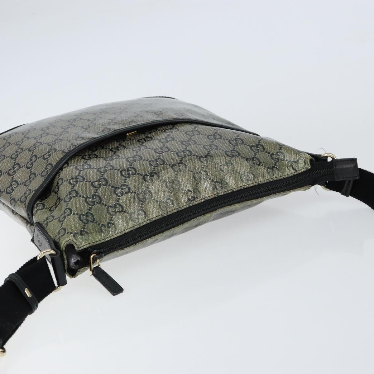 Gucci GG Canvas Bag Canvas, NAVY, CANVAS, Shoulder bag