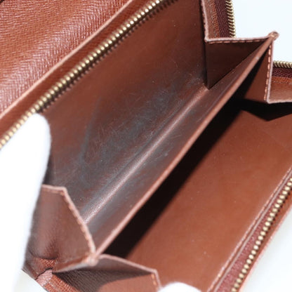 Louis Vuitton Porte Monnaie Tresor Wallet Monogram Canvas, BROWN, CANVAS, Wallets