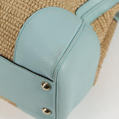 Gucci Bamboo Shopper Tote Straw, BEIGE, WICKER, Tote bag