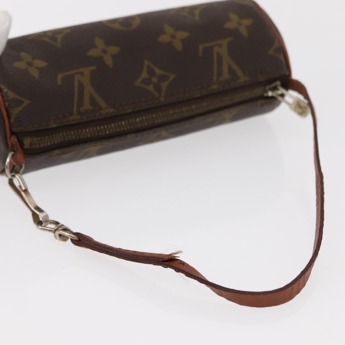 Louis Vuitton Papillon Pochette Monogram Canvas, BROWN, CANVAS, Clutche & pouche