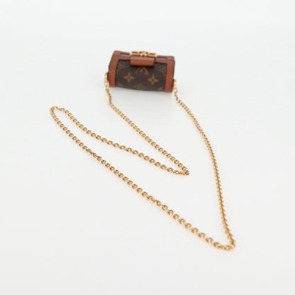 Louis Vuitton Dauphine Chain Wallet Reverse Monogram Canvas, BROWN, CANVAS, Wallets
